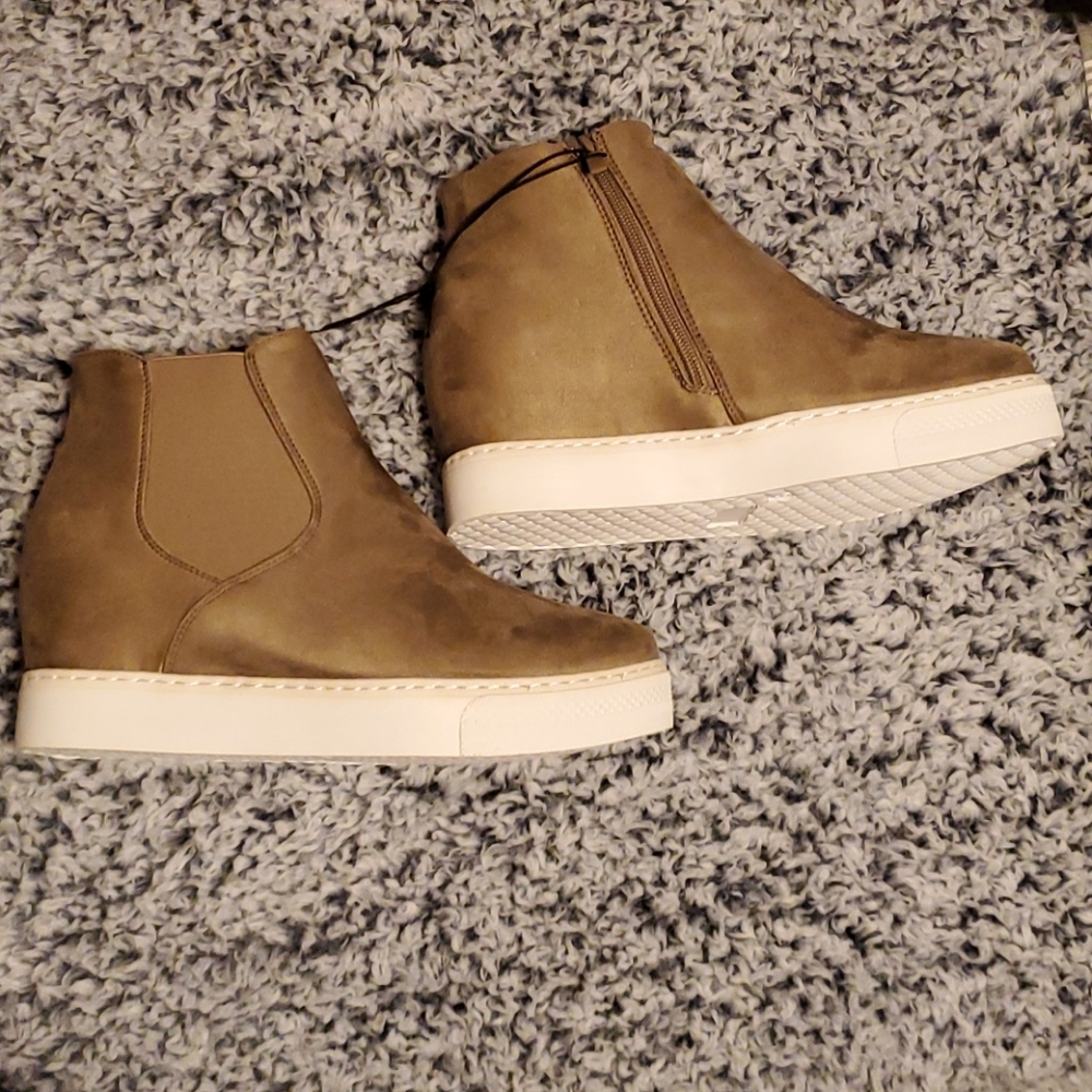 Never worn wedge sneakers